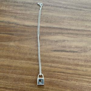 Authentic Tiffany’s J locket necklace